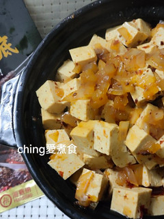 十分鐘上菜-麻辣汁燒板豆腐 的食譜成品照片