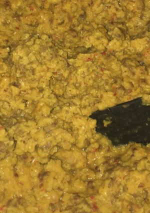 Una foto de Humita con carne molida