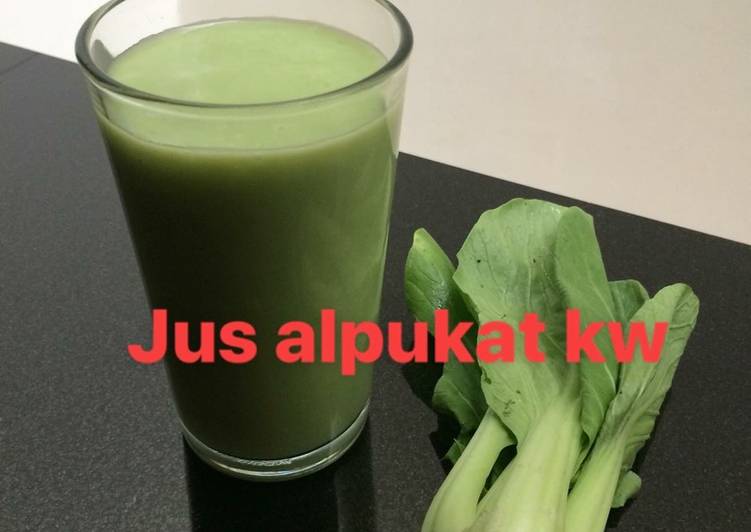 Langkah Mudah untuk Menyiapkan Jus alpukat kw Anti Gagal