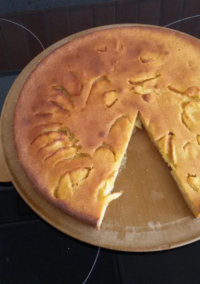 Una foto de Bizcocho rápido de manzana