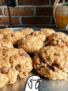 Una foto de Galletitas de avena con chips de chocolate