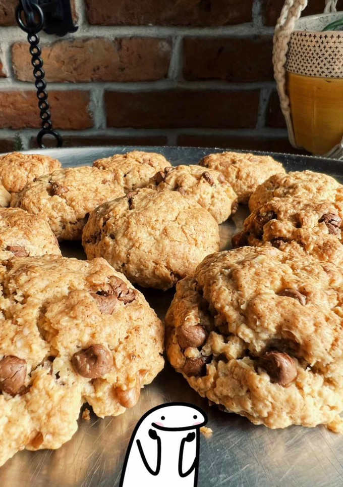 Una foto de Galletitas de avena con chips de chocolate