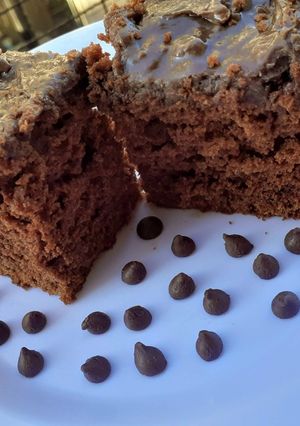 Una foto de Bolo Nega Maluca Fofinho -Bizcochuelo de Chocolate