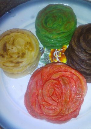 Foto resep Roti maryam/chane rainbow