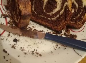 Una foto de Budín marmolado