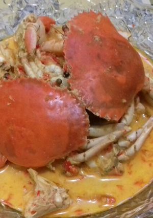 Foto resep Kepiting rajungan santan pedas#made by me