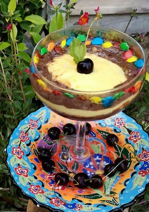 A picture of ChocoVanilla delight.