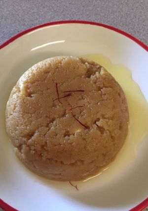 A picture of Moong Dal Halwa.