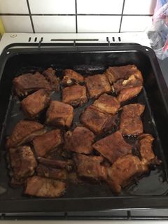 Sült oldalas recept fotója