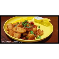 A picture of Masala Idli.