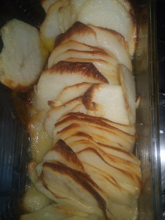 Una foto de Papas salseadas al ajillo