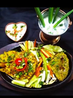 A picture of Kathiyawadi Sizzler.