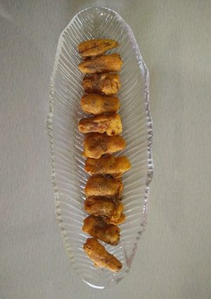 A picture of Babycorn fritters.