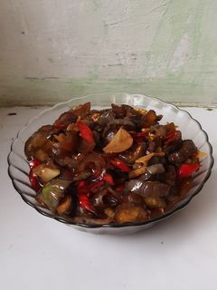 Foto resep Tumis terong krecek