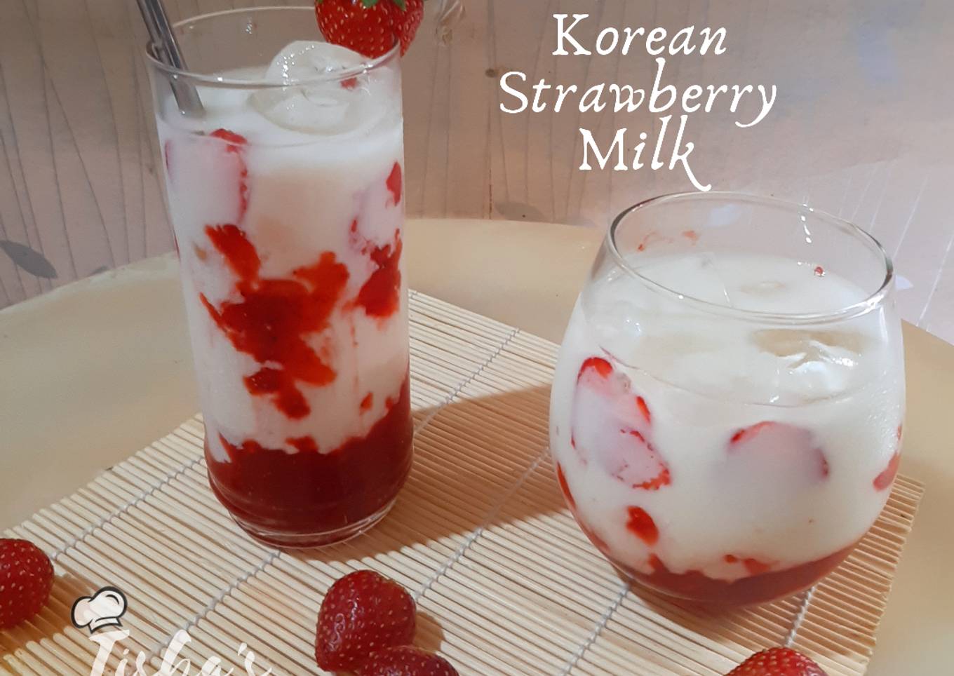 132. Korean Strawberry Milk