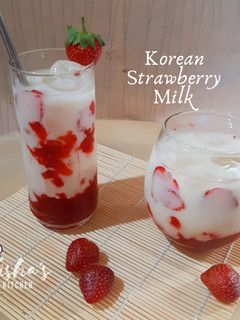 Foto resep 132. Korean Strawberry Milk