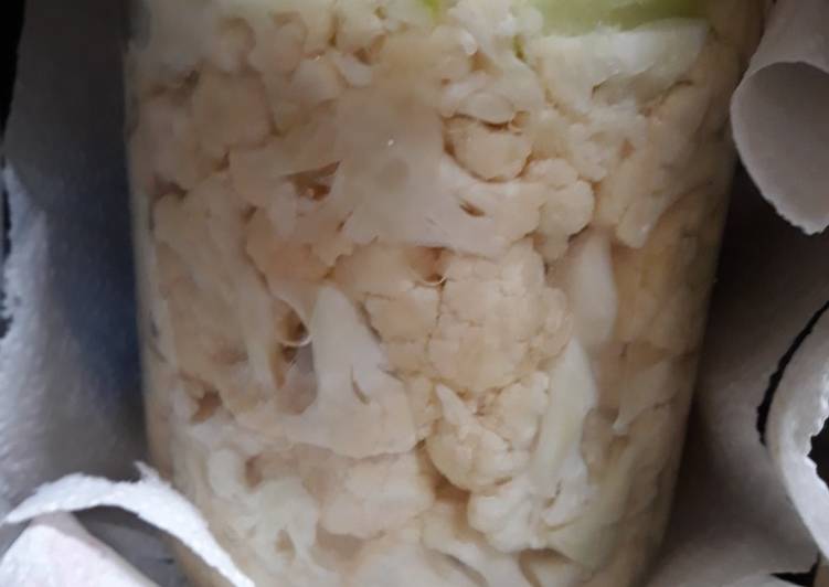 Steps to Prepare Ultimate Fermented Cauliflower