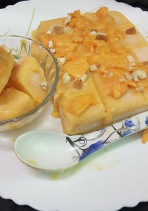 ম্যাঙ্গো আইসক্রিম বার(Mango ice cream bar recipe in Bengali) রেসিপির প্রধান ছবি