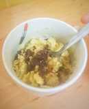 Mug cake de naranja y chocolate