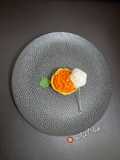 “Umbi bersatu: crispy basket, golden filling & white rose” 😆by Jesslyn Orlane