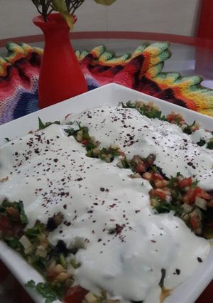 صورة لوصفة رولات الباذنجان