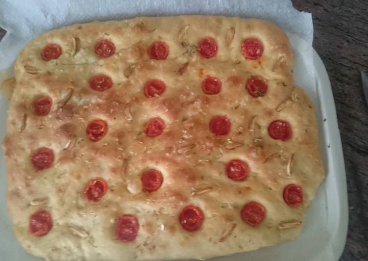 Focaccia de cherrys