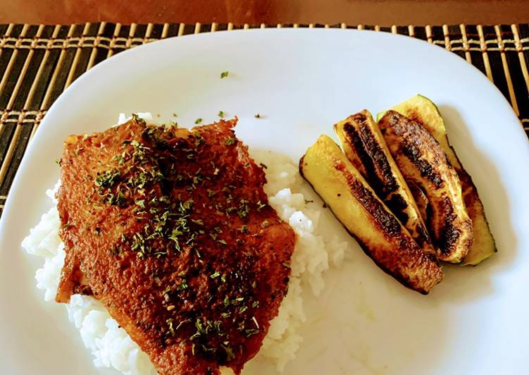 Pescado tilapia con chipotle