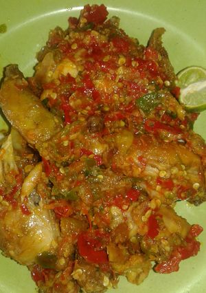 Foto resep Ayam penyet bikin nagih