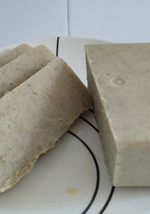 Una foto de Tofu de lentejas a mi manera🤔🤪😋