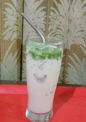 Foto resep Es Kopi Susu Matcha