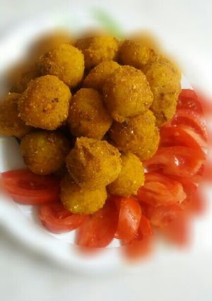عکسی از دستور توپک سیب زمینی