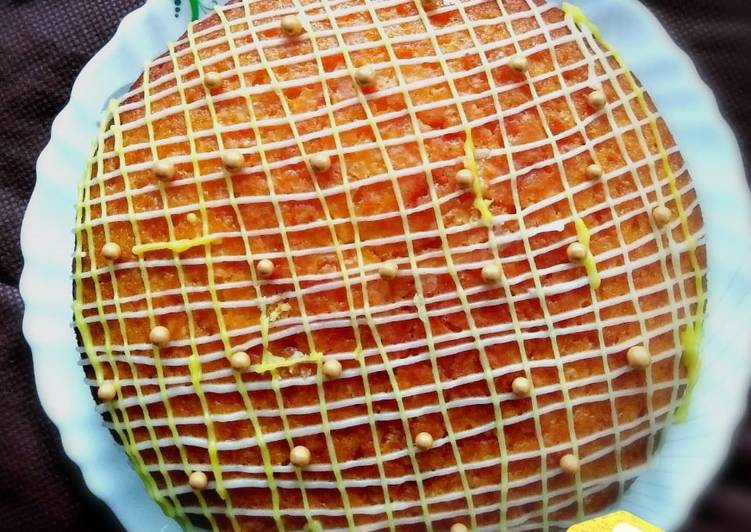 Simple Way to Make Perfect Lemon tea time cake with lemon glaze
