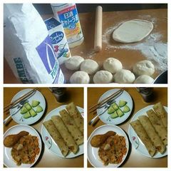 A picture of Kenyan Chapati (chapo).