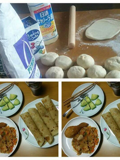 A picture of Kenyan Chapati (chapo).