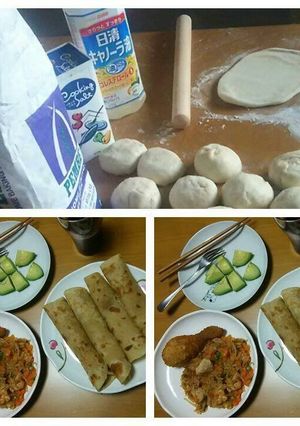 A picture of Kenyan Chapati (chapo).