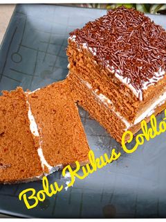 Foto resep Bolu Kukus Coklat Lembut Tanpa DCC