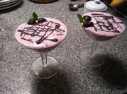 Una foto de mousse frambuesa