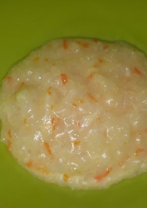 Foto resep Bubur Tim Telur Creamy (MPASI 9 Bulan)