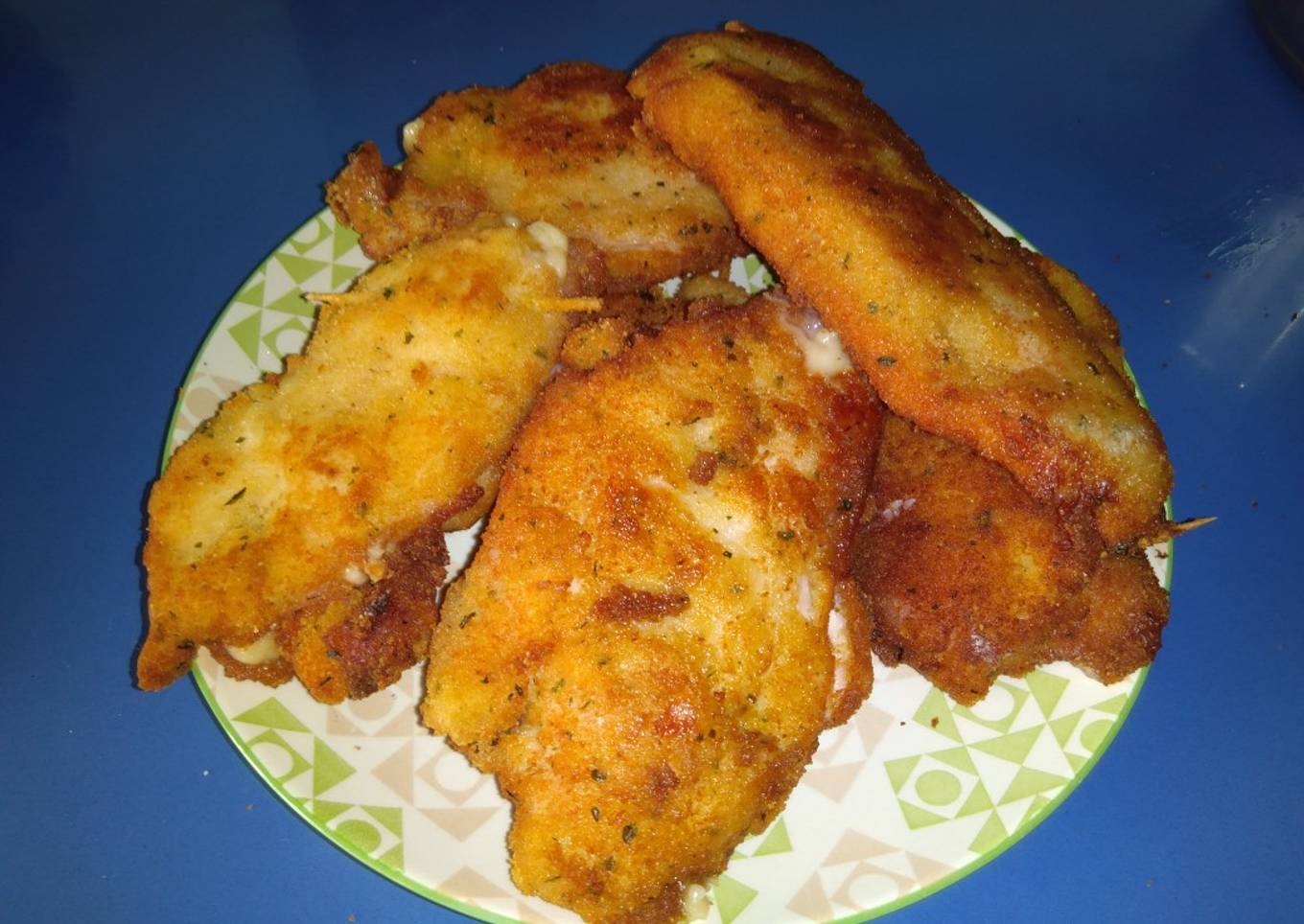 Pechugas de pollo rellenas de jamón y queso