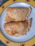 Empanadas de Jamón y Queso con Salsa Blanca (baja en sodio) (Cocina Fácil Parte VI)