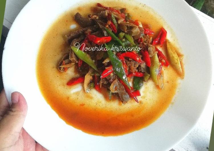 Bagaimana Membuat Paru Pedas Masak Miso, Bisa Manjain Lidah