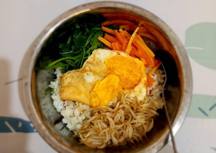 Resep Baru Bibimbap Sederhana tanpa Gochujang Ala Rumahan