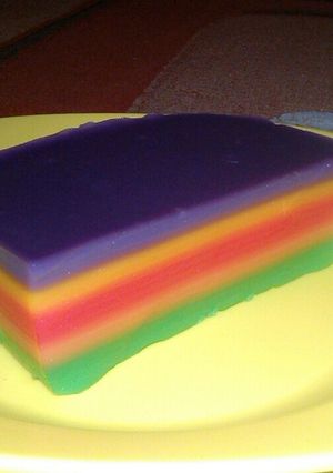 Foto resep Lapis terigu colourfull