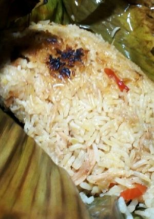 Foto resep 🍚 Nasi bakar tanpa arang