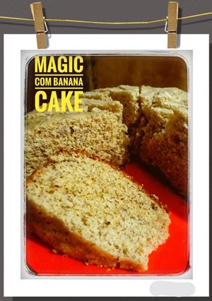 Foto resep Magic Com Banana Cake