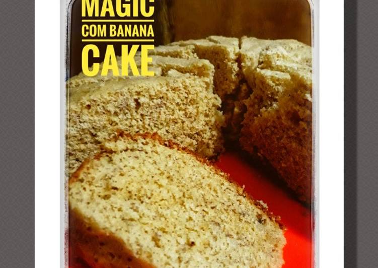 Magic Com Banana Cake