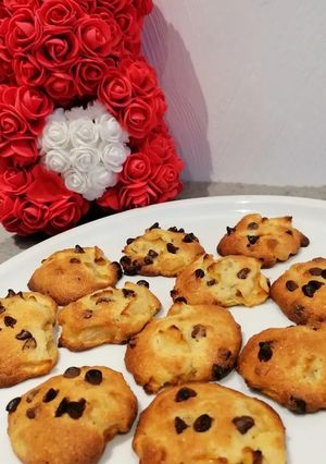 Une photo de Cookies pomme chocolat😋