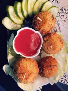 A picture of Chicken Potato Cheese Balls.