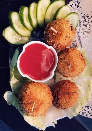 A picture of Chicken Potato Cheese Balls.
