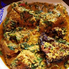 A picture of Egusi soup.